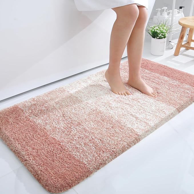 OLANLY Bathroom Runner Rugs Mat 44x24, Extra Soft Absorbent Microfiber Bath Rugs by OLANLY