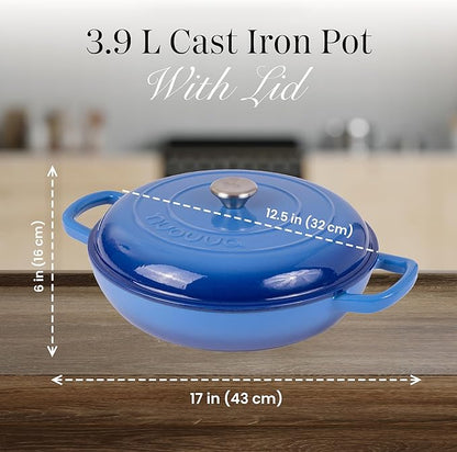 Shallow Cast Iron Casserole - Image 3