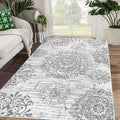 HEBE Area Rugs for Living Room 4'x6', Washable Non Slip Boho Bedroom Rug by HEBE
