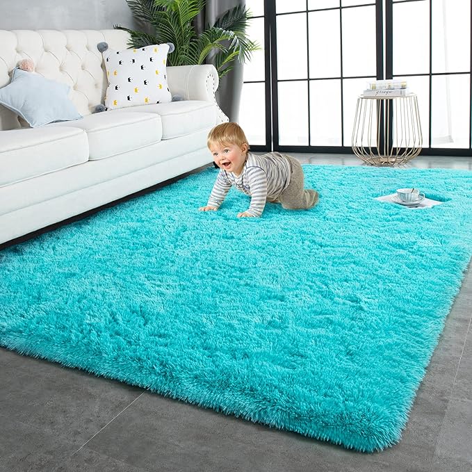 TWINNIS Super Soft Shaggy Rugs Fluffy Carpets, 5x8 Feet, Indoor Modern Plush by TWINNIS