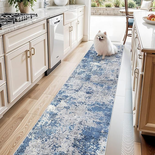 2x10 ft Washable Hallway Runner Rug – Non-Slip Stain-Resistant Low-Pile Long by BYYVOORugsforYourHome