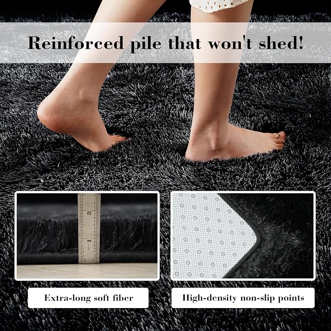 Soft Runner Rugs for Bedroom, Bedside Rug for Living Room Bedroom Room Home - Image 6
