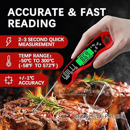 Meat Thermometer Digital，IP67 Waterproof Cooking Thermometer - Image 2