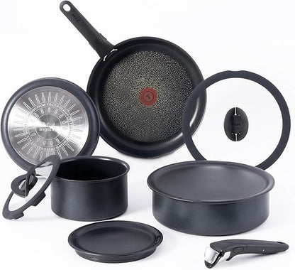 T-fal Ingenio Expertise Non Stick Cookware Set 10 Piece, Oven Broiler Safe 500F by T-falbrand