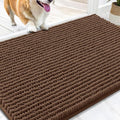 OLANLY Dog Door Mat for Muddy Paws 34x21, Ultra Absorbent Chenille Mud Doormat by OLANLY