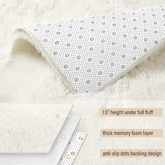 BENRON Soft Runner Rugs for Bedroom 2x10, Washable Long Runners for Hallway - Image 4