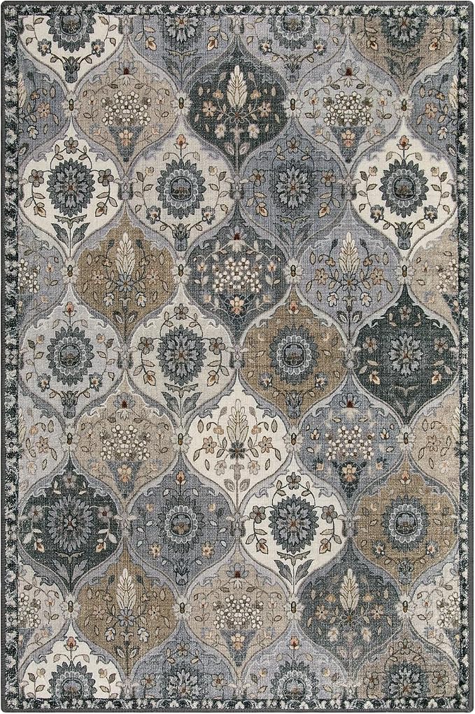 Lahome Moroccan Machine Washable Area Rugs, 4x6 Rug - Image 2