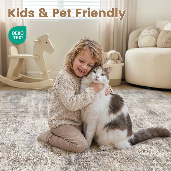 cotiled Washable 10x12 Area Rug - Image 4