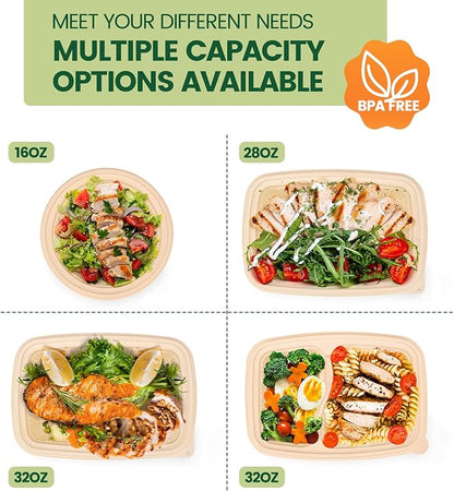 Glotoch Express 32 oz-200 Pack Meal Prep Containers - Image 8