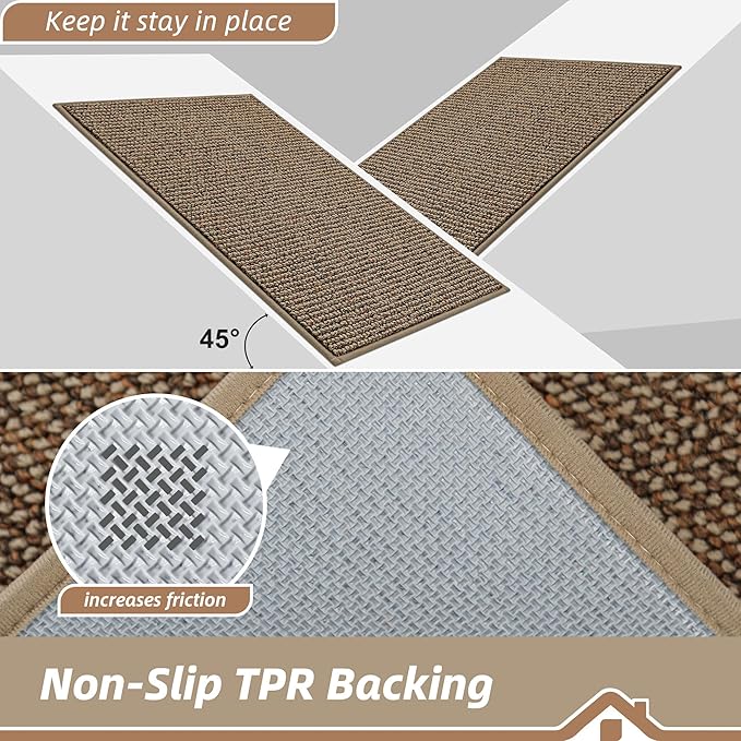 BEQHAUSE Dirt Trapper Door Mat 24" x 36", Non-Slip Washable Doormats Entrance - Image 6