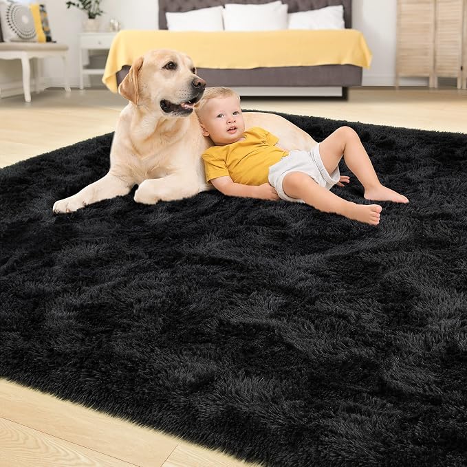 Tepook Super Soft Fluffy Rug for Bedroom, Modern Shaggy Fuzzy Kids Rugs for - Image 5