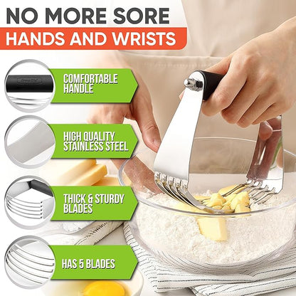 Spring Chef Dough Blender, Top Professional Pastry Cutter - Image 3