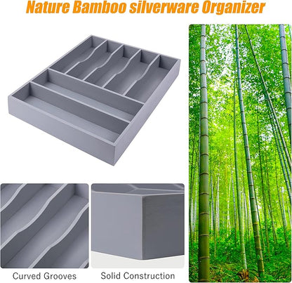Kitchen Silverware Drawer Organizer and Storage Organizador Small De Cucharas y - Image 5