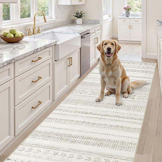 cotiled Washable 3x8 Runner Rugs: Washable Boho Rugs - Image 5