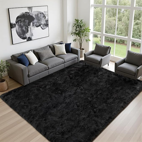 8x10 Area Rugs for Living Room Bedroom: Ultra Soft Fluffy Shag Rug Upgrade - Image 2