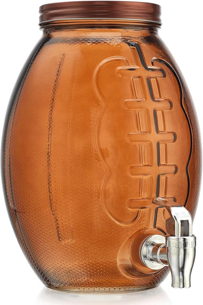 Football Drink dispenser, Glass Beverage Dispenser by MosJos