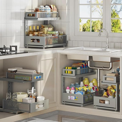 1 Pack 15.74IN-Depth Under Sink Organizer - Image 8