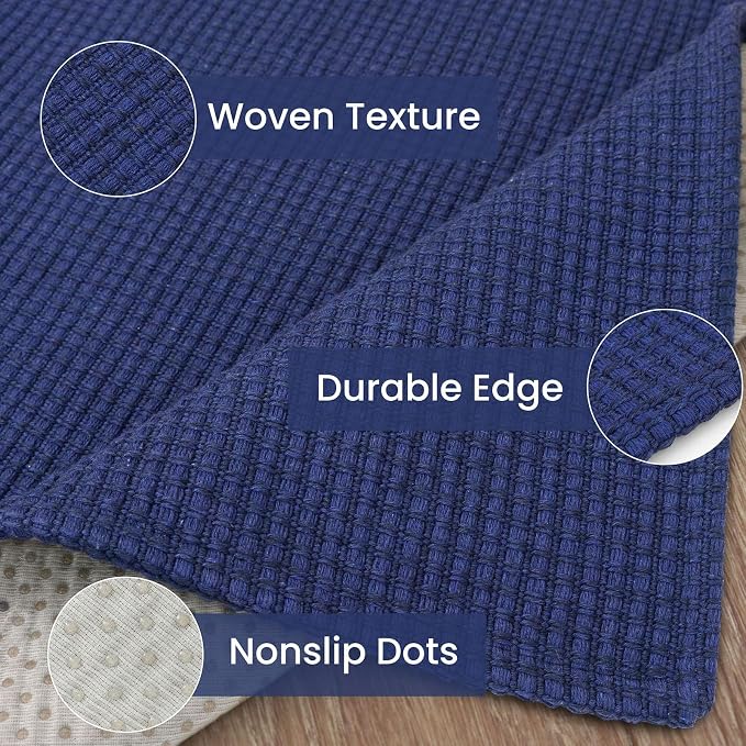 IOHOUZE Washable Runner Rug 3x8 Non Slip Rubber Backed Wide Hallway Runner - Image 6