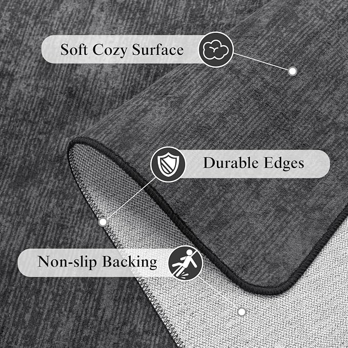 LIANLAM Washable Rug 6x9 Area Rugs - Image 9