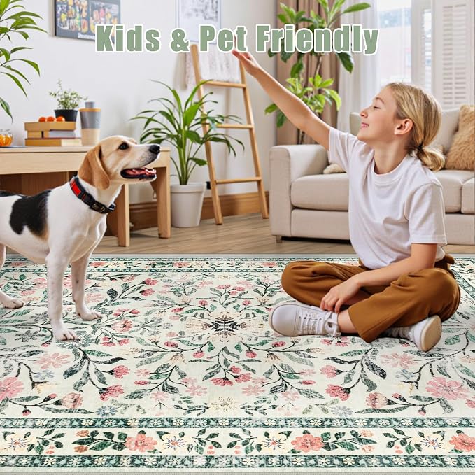 Runner Rug for Entryway: 2x5 Kitchen Rugs Non Slip Washable Ultra-Thin Soft - Image 6