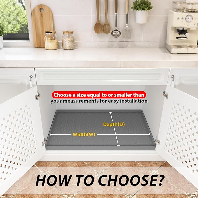 TigeJoy 19" x 19" Under Sink Mats - Image 6
