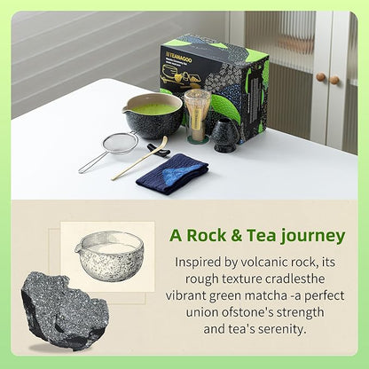 TEANAGOO Matcha Whisk Set Black, Matcha Kit - Image 2
