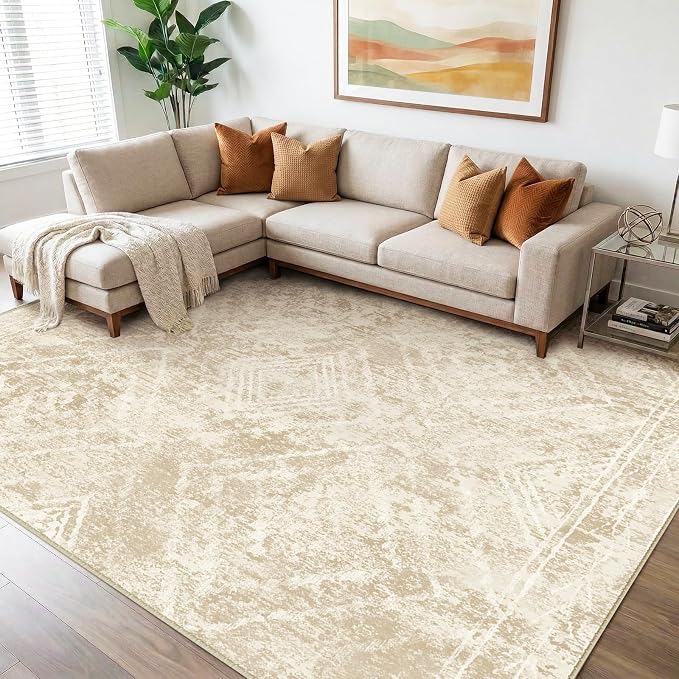 BESTSWEETIE Area Rug 5x7 Rug Machine Washable Non-Slip Low Pile Print Pattern - Image 8