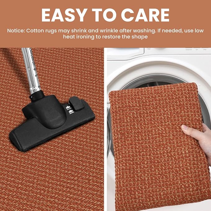 IOHOUZE Washable Exrea Long Hallway Runner Rug 3x14 Non Slip Rubber Backed - Image 4