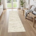 UERMEI 3x8 Washable Runner Rug for Hallway, Non Slip Low Pile Kitchen Carpet by UERMEI