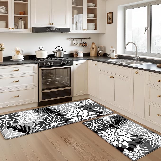 Arenarug Kitchen Mats for Floor 2 Piece Cushioned Anti Fatigue Kitchen Mats - Image 6
