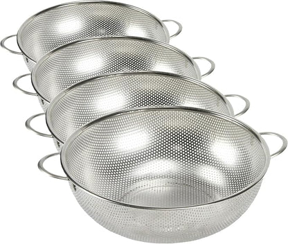 Chef Craft Select Microperforated Colander, 5 Quart, Stainless Steel by ChefCraft