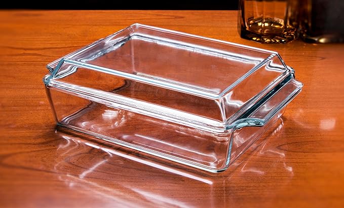Rectangular Tempered Glass Casserole Dish, Tempered Glass Baking Dish - Image 5