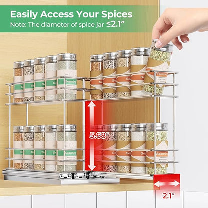 Mystozer Pull Out Spice Rack Organizer - Image 3