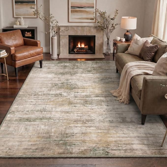 BEIMO Area Rugs 3x5 for Living Room Bedroom, Modern Abstract Machine Washable - Image 3