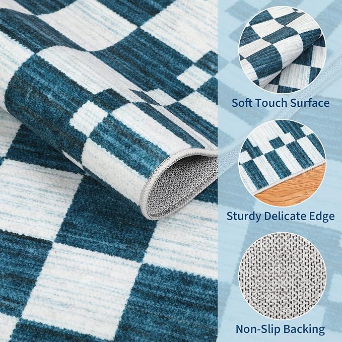 GarveeHome 2.5×8 Kitchen Runner Rug Non Slip, Washable Runner Rug - Image 5