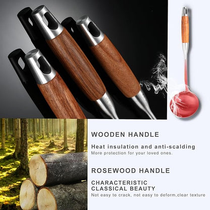 Stainless Steel Kitchen Utensils Set - Image 4