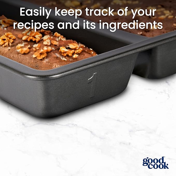 GoodCook Divided Baking Sheet Premium Carbon Steel Nonstick Pan, 9 x 13-Inch - Image 8
