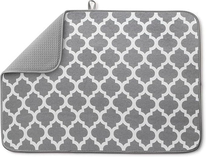 Bellemain XL Dish Mat 24" x 17" Microfiber Dish Drying Mat, Super absorbent by Bellemain