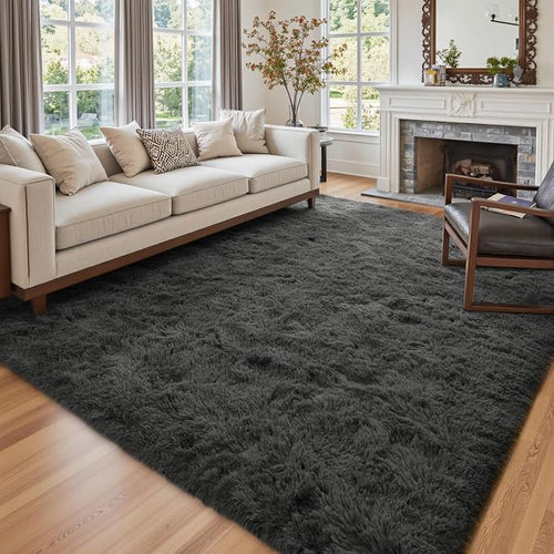 9x12 Ft Extra Large Shag Rugs for Living Room, Ultra Soft Fluffy Furry Area by Cuzwlovita