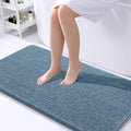 OLANLY Bathroom Runner Rugs 44x24, Soft Absorbent Chenille Bath Rugs, Rubber by OLANLY
