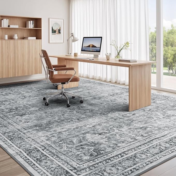 Lofus 8x10 Area Rug for Living Room, Soft Neutral Carpets for Bedroom Dining - Image 6