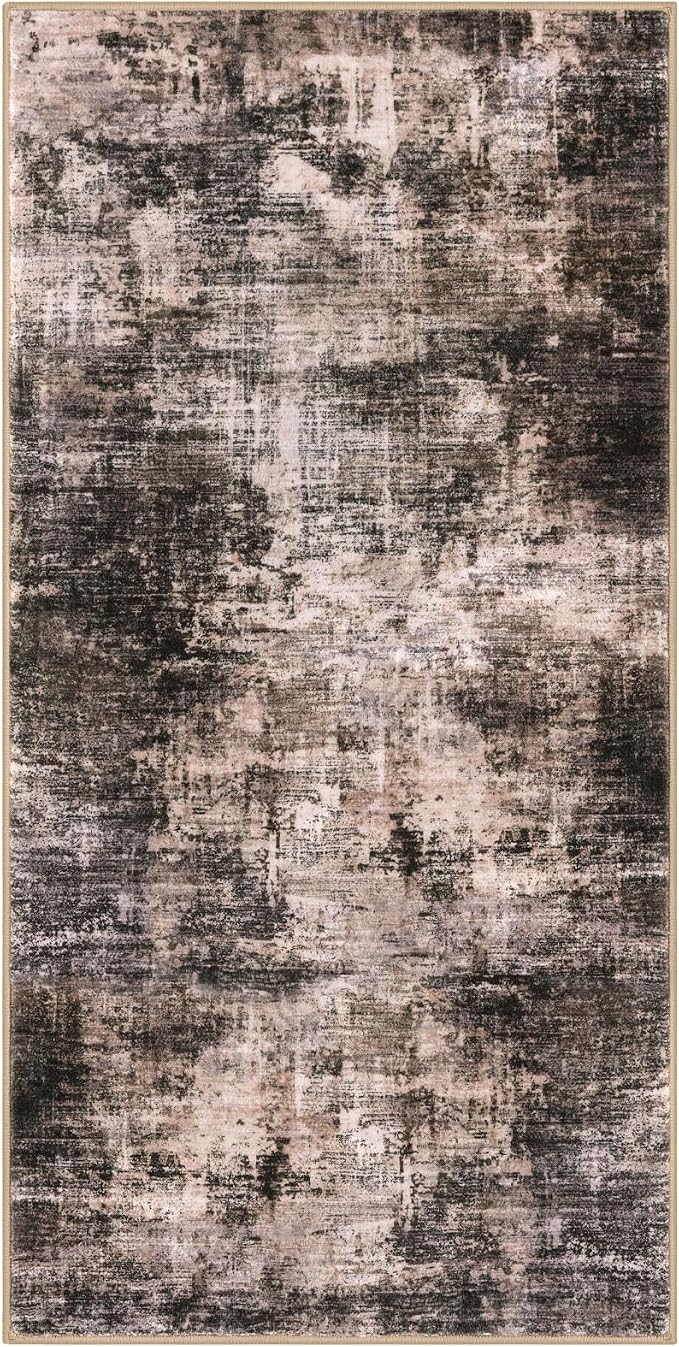 IOHOUZE Abstract Runner Rug 3x6 Ft Washable Runners - Image 9