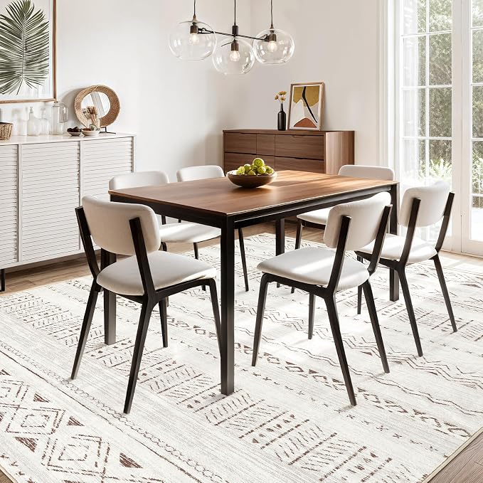 cotiled 10x13 Area Rugs Living Room Rug: Washable Boho Rugs - Image 6