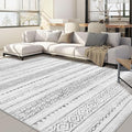 Nakagishi Area Rugs 8x10 Living Room: Washable Boho Large Neutral Soft by NakagishiAreaRug