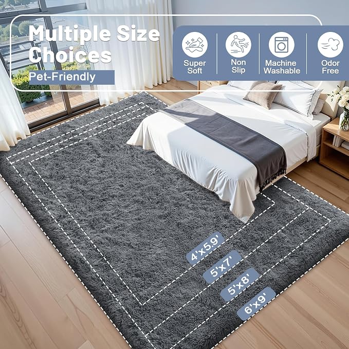 OLANLY 7x7 Machine Washable Large Area Rugs - Image 9