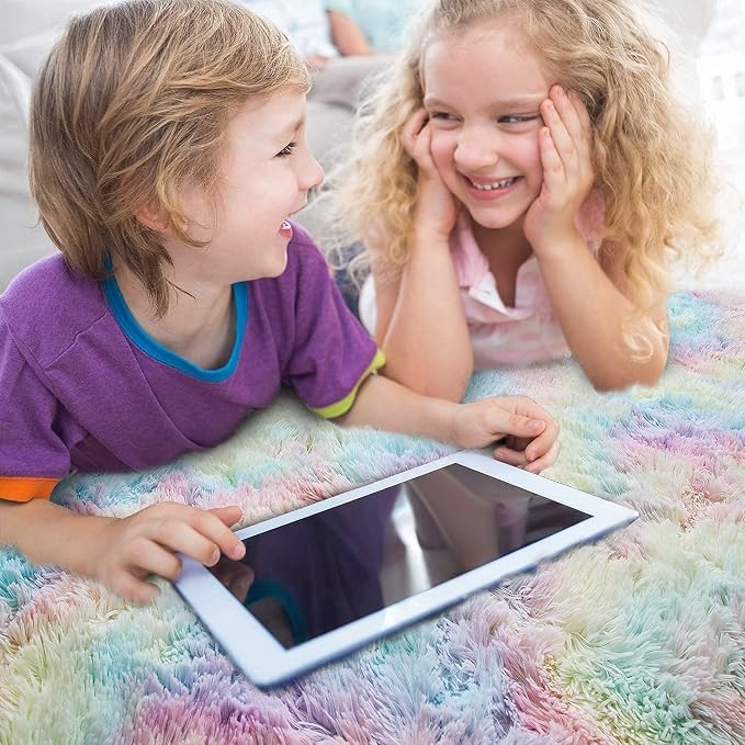AROGAN 8x10 Feet Soft Rainbow Area Rugs - Image 7