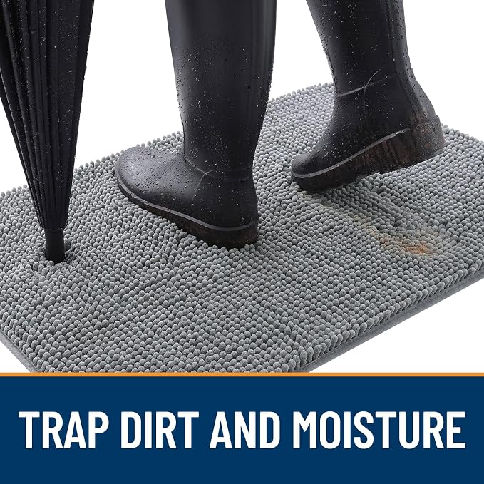 OLANLY Dog Door Mat for Muddy Paws 70x46, Absorbs Moisture and Dirt, Absorbent - Image 2