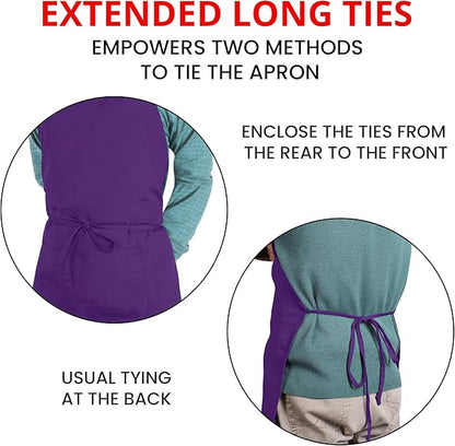 Utopia Kitchen 10 Pack Bib Apron Adjustable - Image 6
