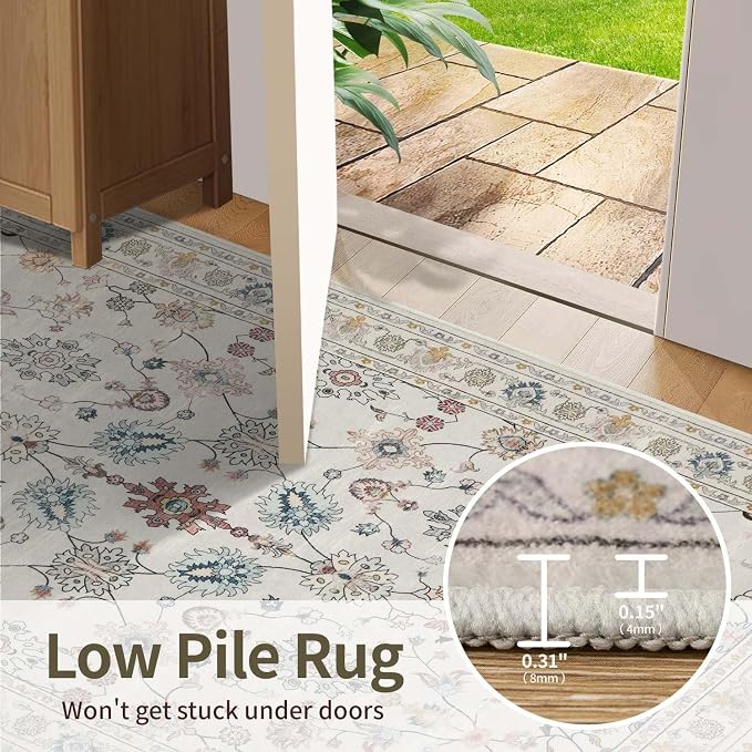Rugxara 5x7 Area Rugs for Bedroom & Living Room - Image 8