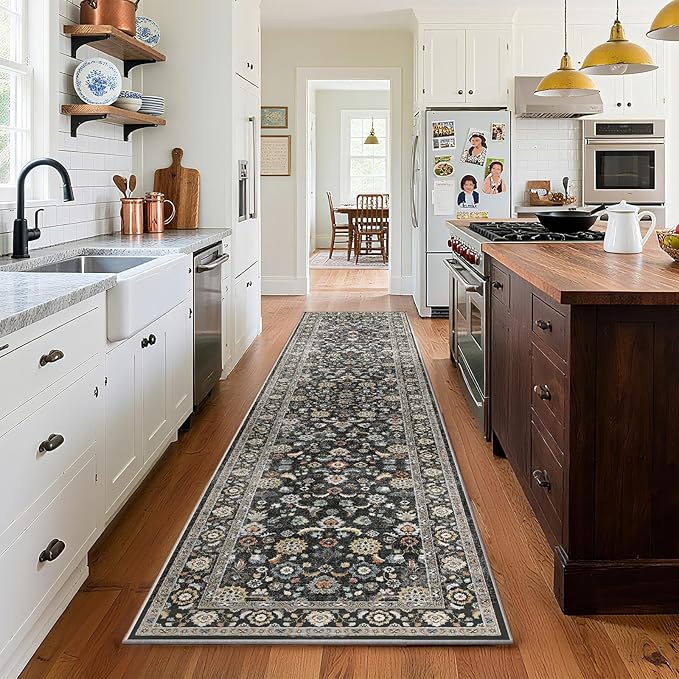 Washable Runners for Hallways Kitchen Rug: 2'x10' Runner Rugs Stain Resistant by palohom